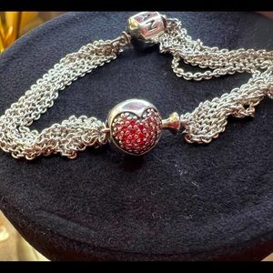 Pandora multi strand bracelet